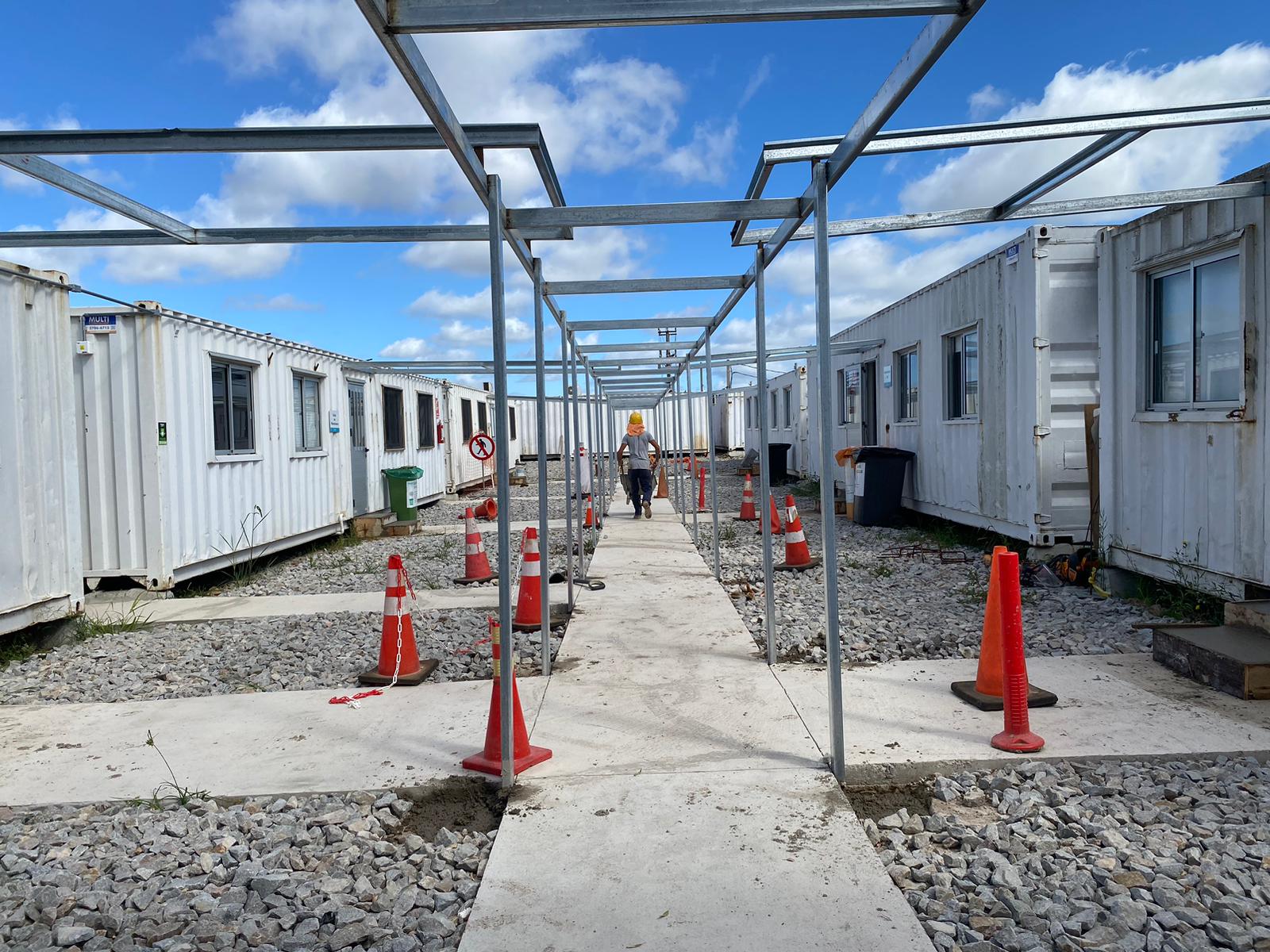 Veredas para complejo de oficinas